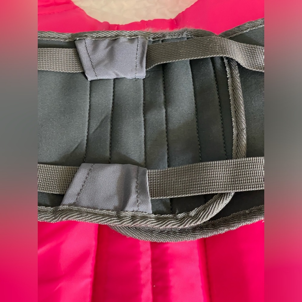 DOG swimming life JACKET -medium! Ore owned. Fits a 12-25 pound dog hot pink! - Picture 10 of 16